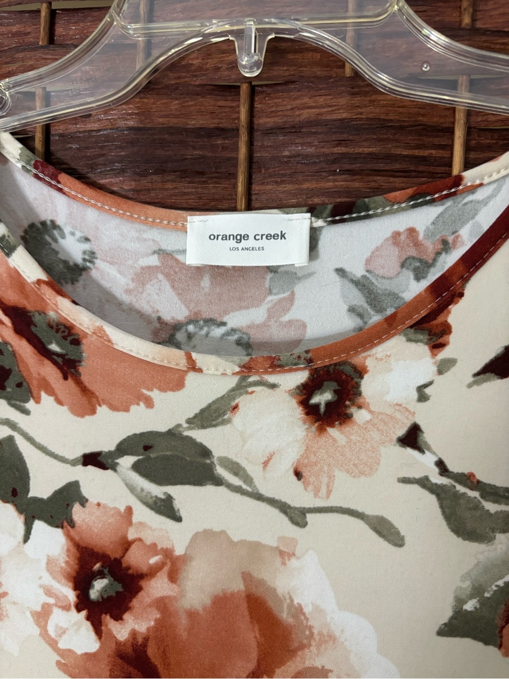 Orange Creek Floral Long Sleeve Maxi Dress - Picture 2 of 6